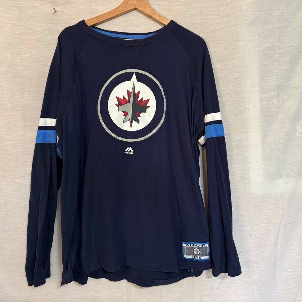 Winnipeg Jets Majestic Long Sleeve Shirt 2XL NHL